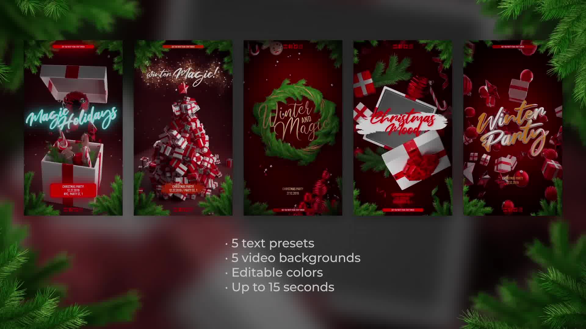 Christmas Instagram Stories Videohive 25269928 After Effects Image 10