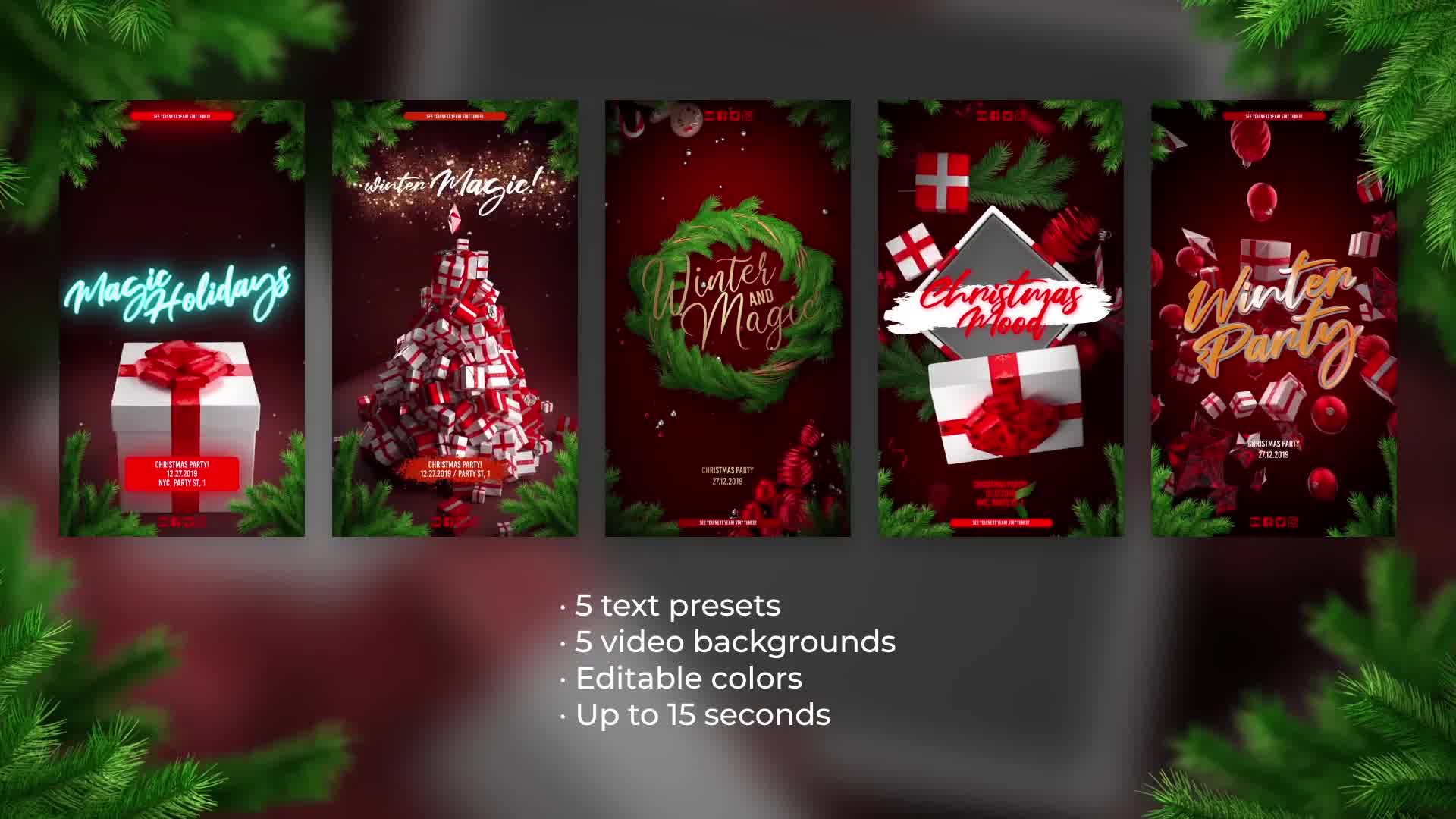 Christmas Instagram Stories Videohive 25269928 After Effects Image 9
