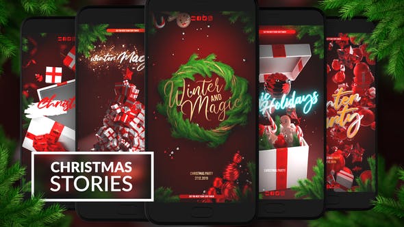 Christmas Instagram Stories - Download 25269928 Videohive