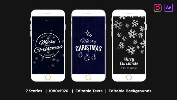 Christmas Instagram Stories - Download Videohive 23048398