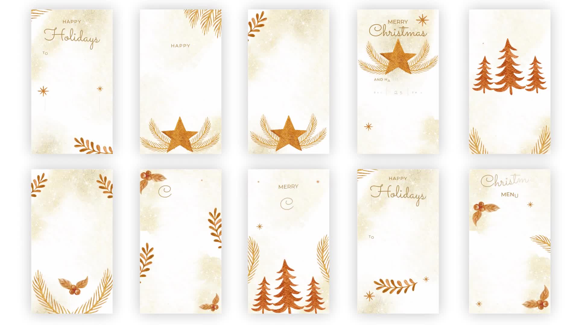 Christmas Instagram Stories Pack Videohive 34576817 After Effects Image 1