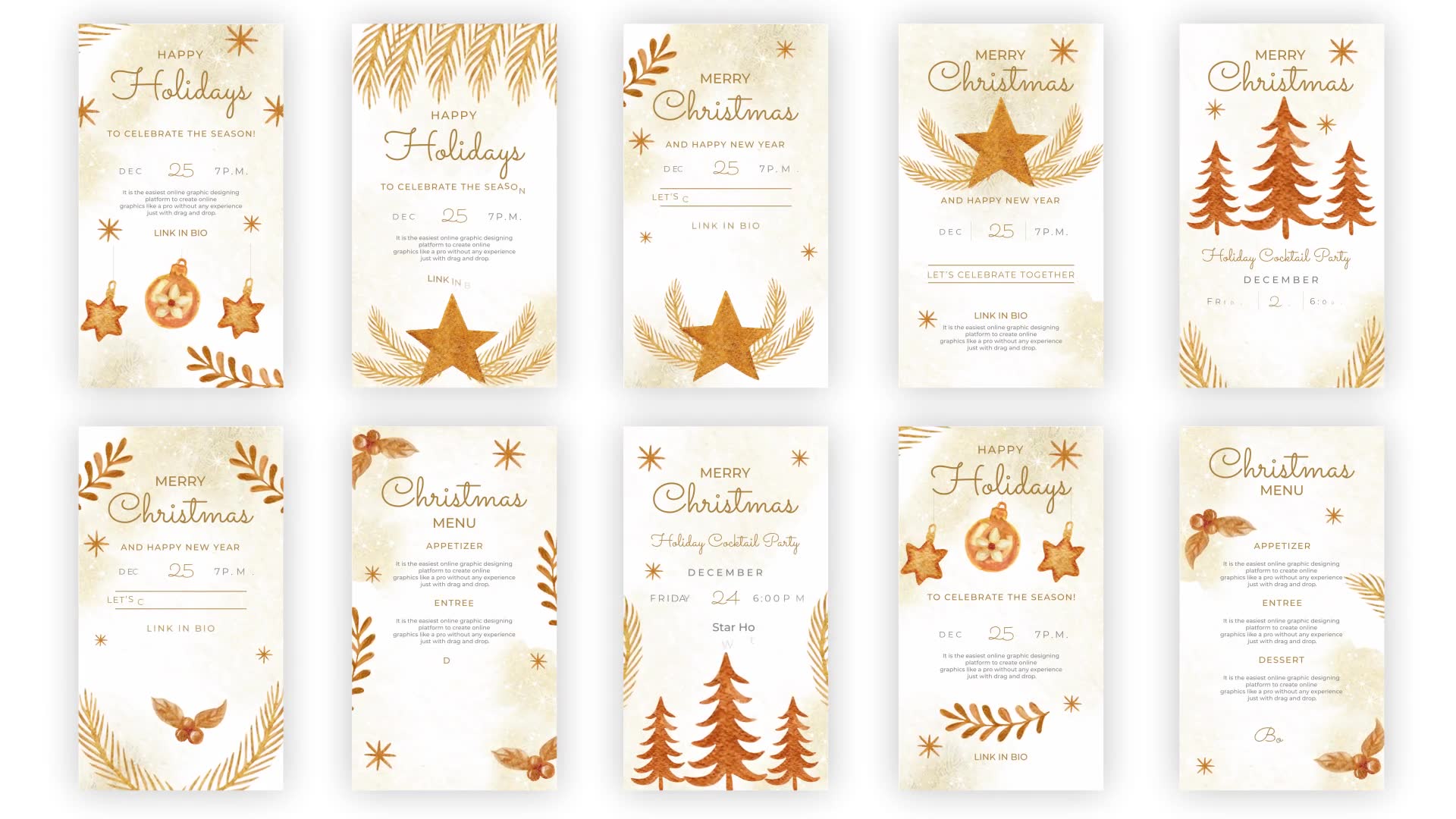 Christmas Instagram Stories Pack Videohive 34576817 After Effects Image 2