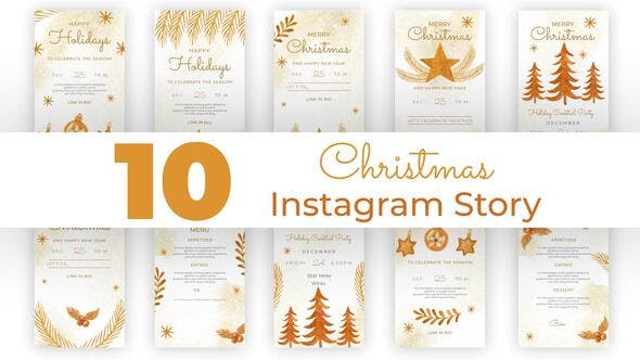 Christmas Instagram Stories Pack - Videohive 34576817 Download