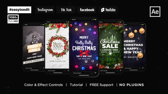 Christmas Instagram Stories - Videohive 34828353 Download