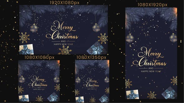 Christmas Intro 4 in 1 - 41650076 Download Videohive