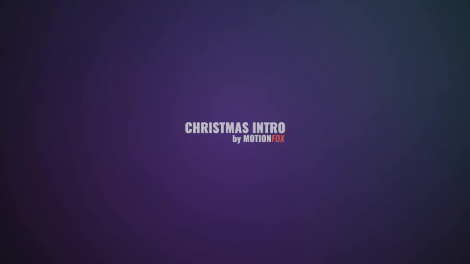 Christmas Intro Videohive 22893198 After Effects Image 1