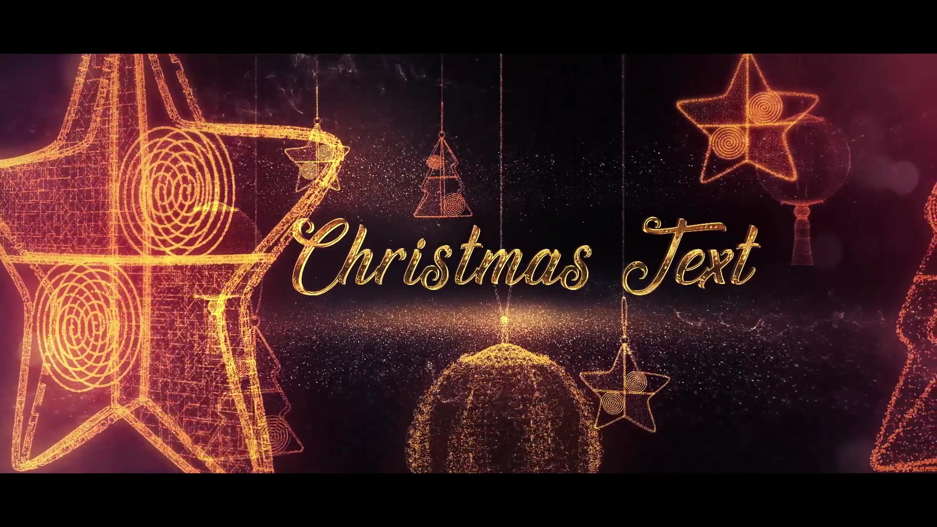 Christmas Intro With Golden Text And Magic Toys Videohive 25328609 After Effects Image 4