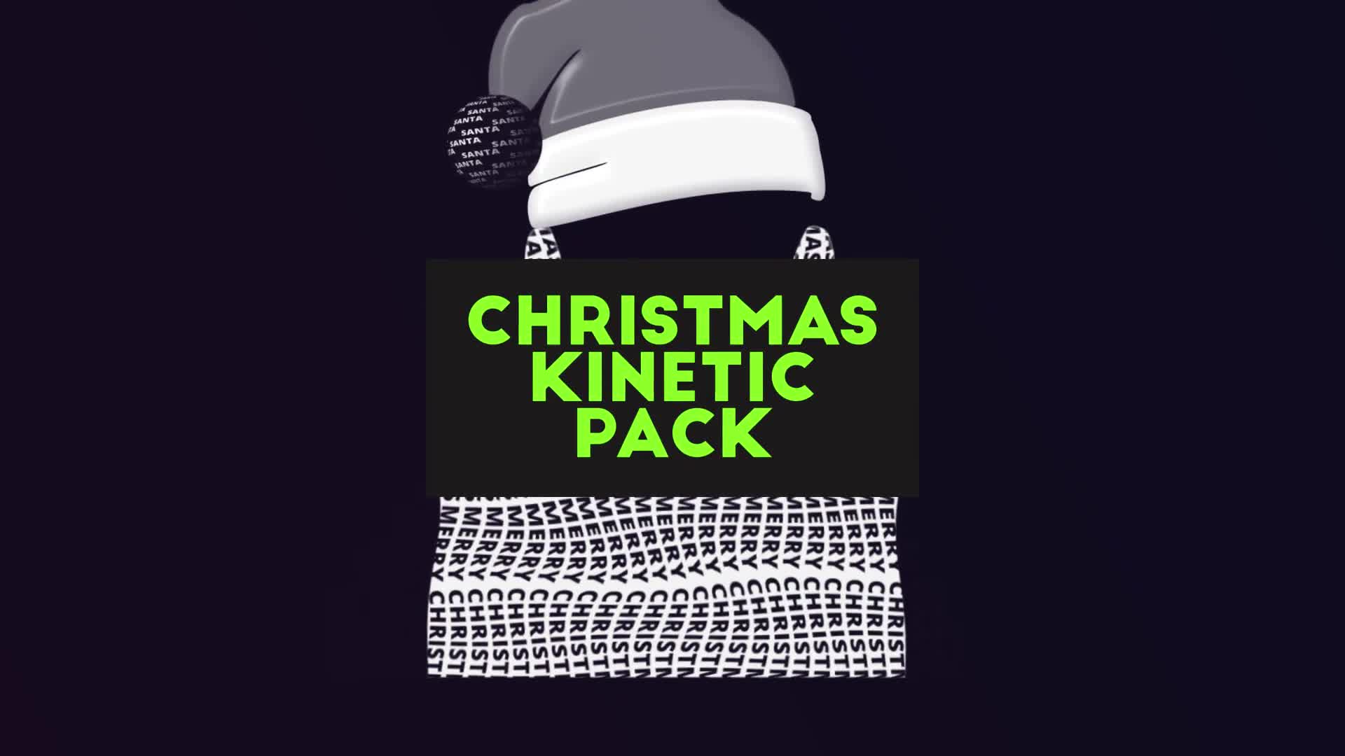 Christmas Kinetic Pack Videohive 29800833 After Effects Image 1