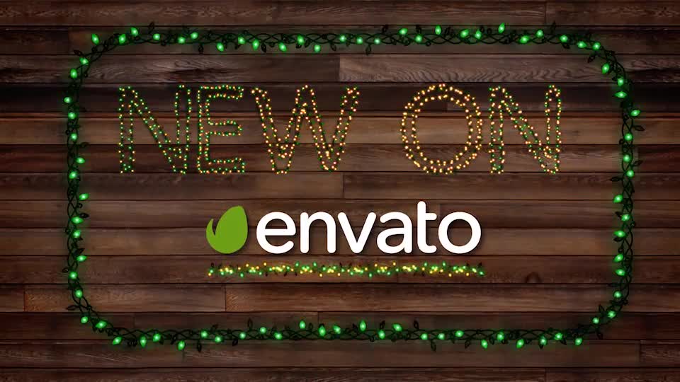 Christmas Lights Letters V2.0 Videohive 13414658 After Effects Image 1