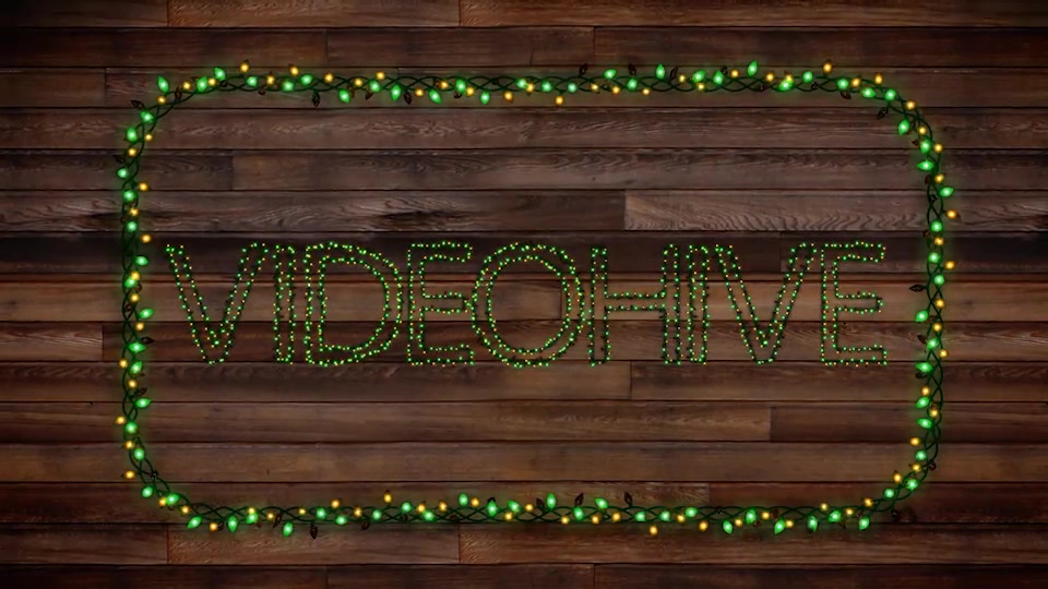 Christmas Lights Letters V2.0 Videohive 13414658 After Effects Image 13