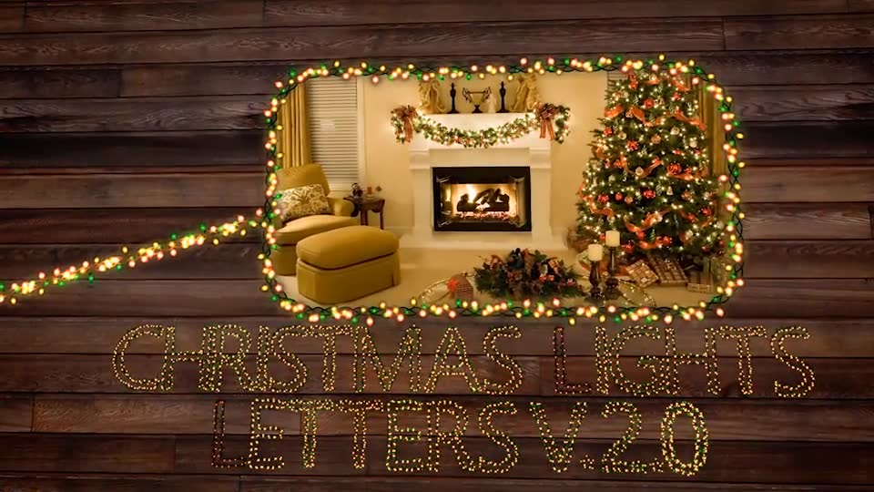 Christmas Lights Letters V2.0 Videohive 13414658 After Effects Image 2