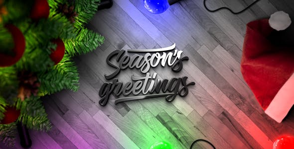 Christmas Lights Logo Reveal - Videohive Download 21052241