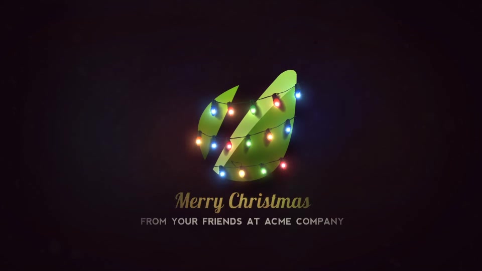 Christmas Lights Logo & Slideshow - Download Videohive 6261740