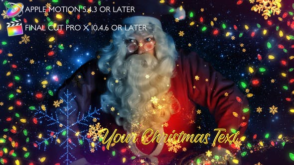 Christmas Lights Promo Apple Motion - Videohive 29486116 Download