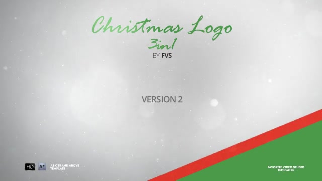 Christmas Logo 3 in 1 Videohive 13595589 After Effects Image 3