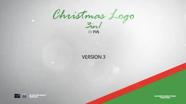 Christmas Logo 3 in 1 Videohive 13595589 After Effects Image 6