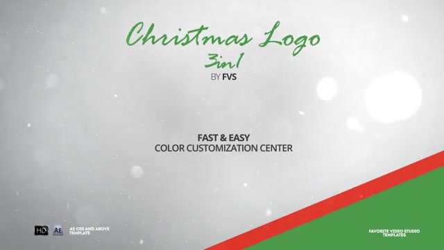 Christmas Logo 3 in 1 Videohive 13595589 After Effects Image 9