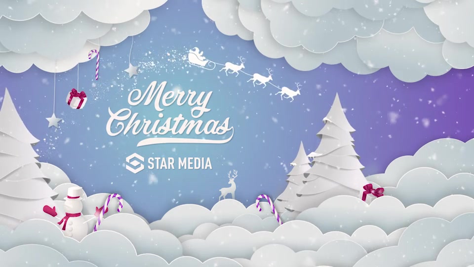 Christmas Logo Magic Snow Videohive 34563366 After Effects Image 3