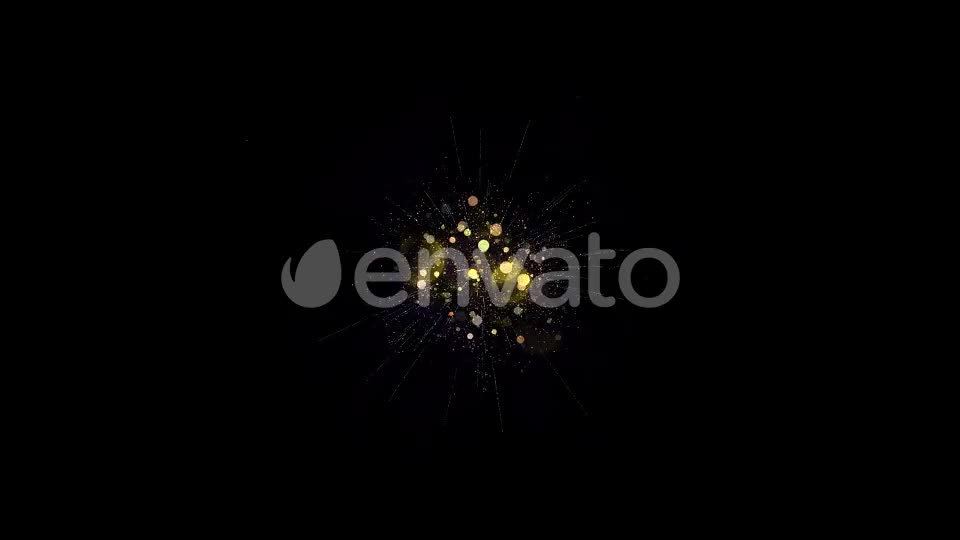 Christmas Logo Performance with Glitter Particles and Bokeh Videohive 23030939 After Effects Image 1