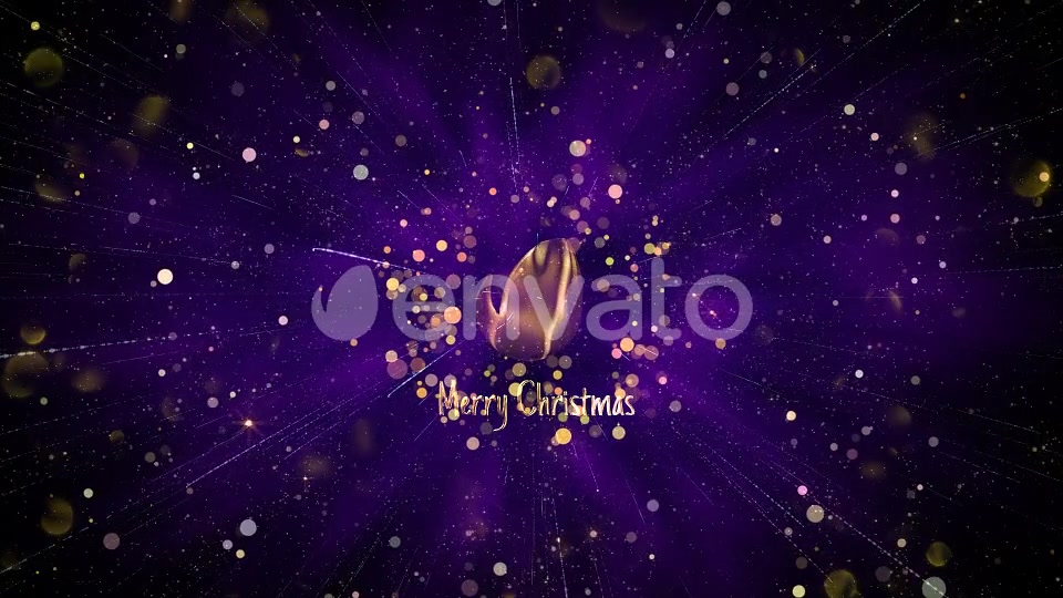 Christmas Logo Performance with Glitter Particles and Bokeh Videohive 23030939 After Effects Image 4