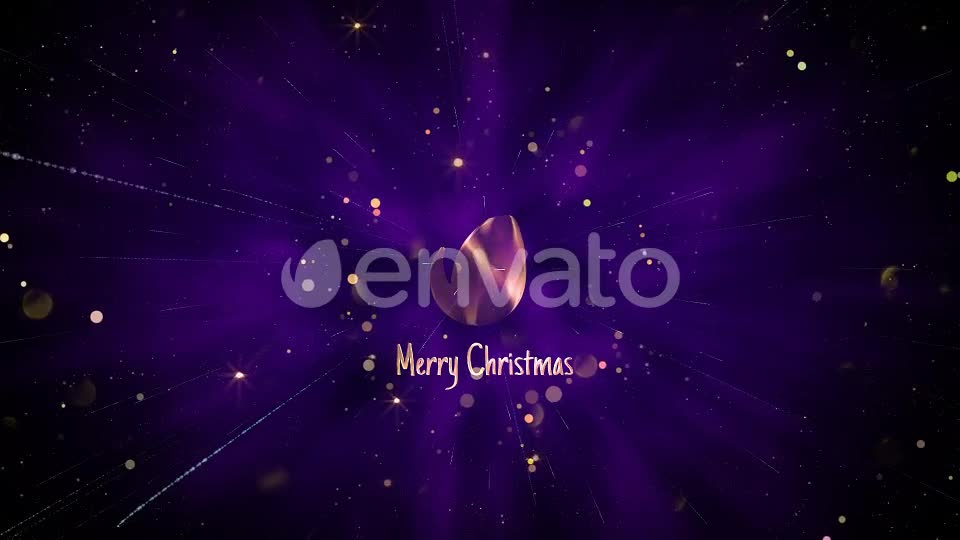 Christmas Logo Performance with Glitter Particles and Bokeh Videohive 23030939 After Effects Image 6