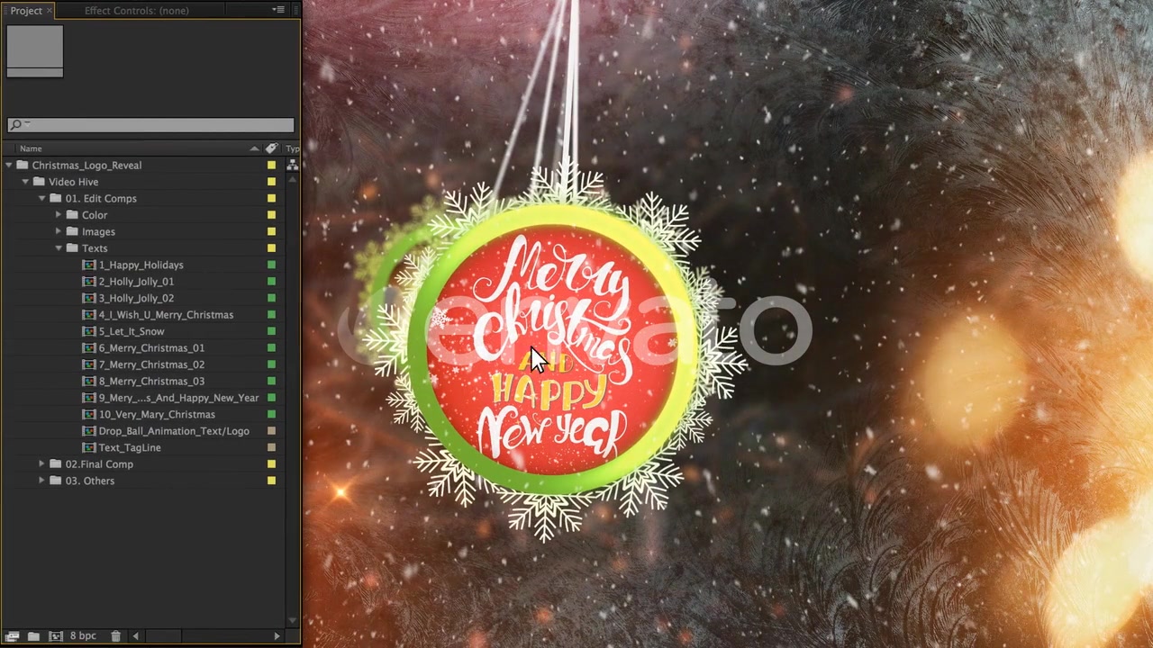 Christmas Logo Reveal & 10 Titles Videohive 22908557 After Effects Image 4