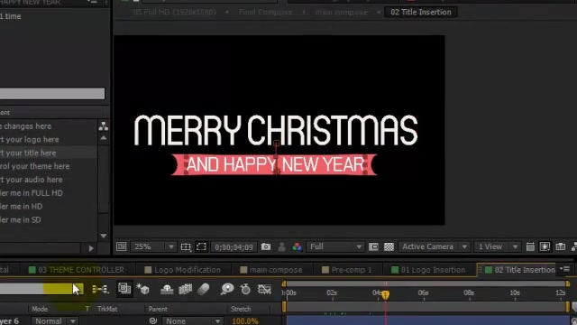 Christmas Logo Reveal Videohive 9728153 After Effects Image 8
