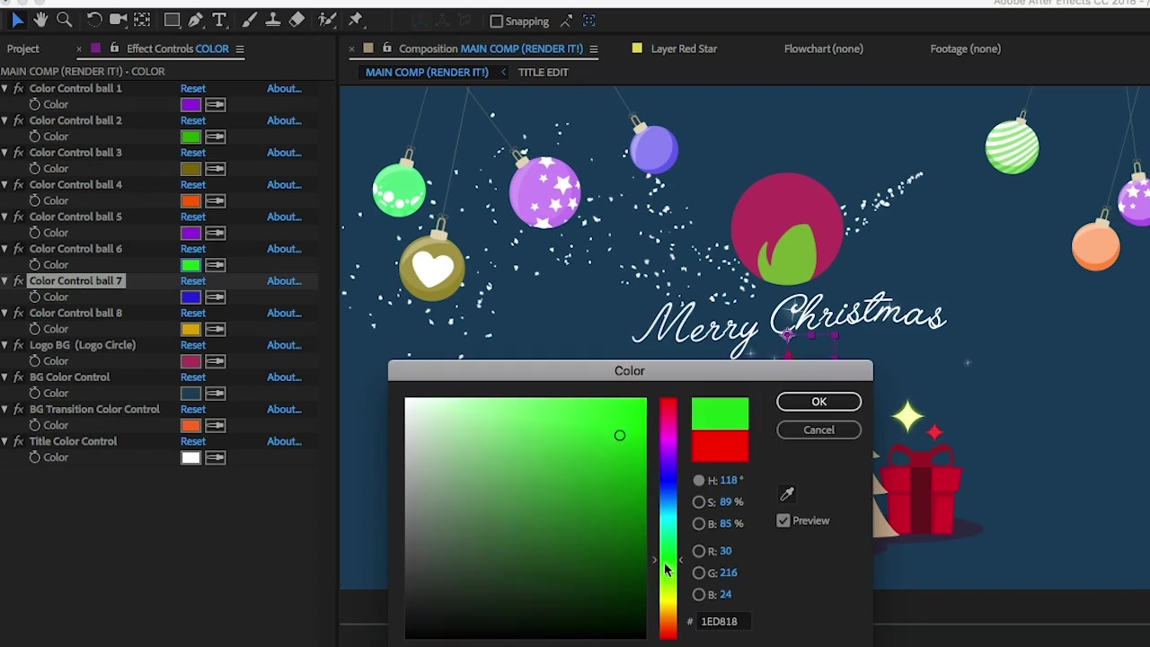 Christmas Logo Videohive 22992100 After Effects Image 6