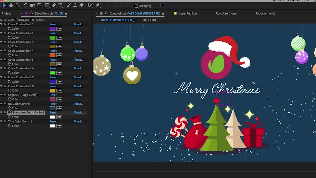 Christmas Logo Videohive 22992100 After Effects Image 8