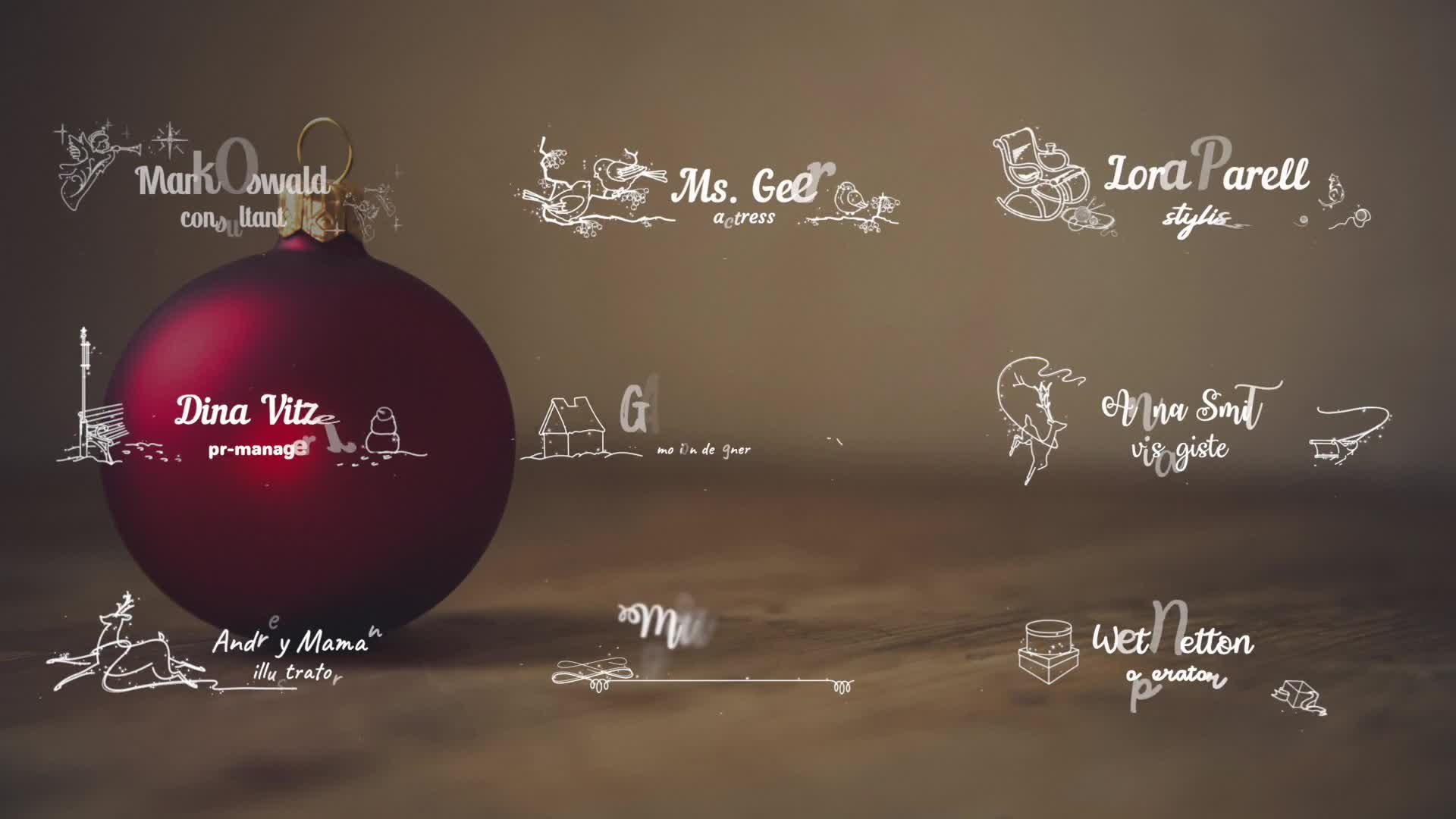 Christmas Lower Thirds Videohive 29699163 Apple Motion Image 1