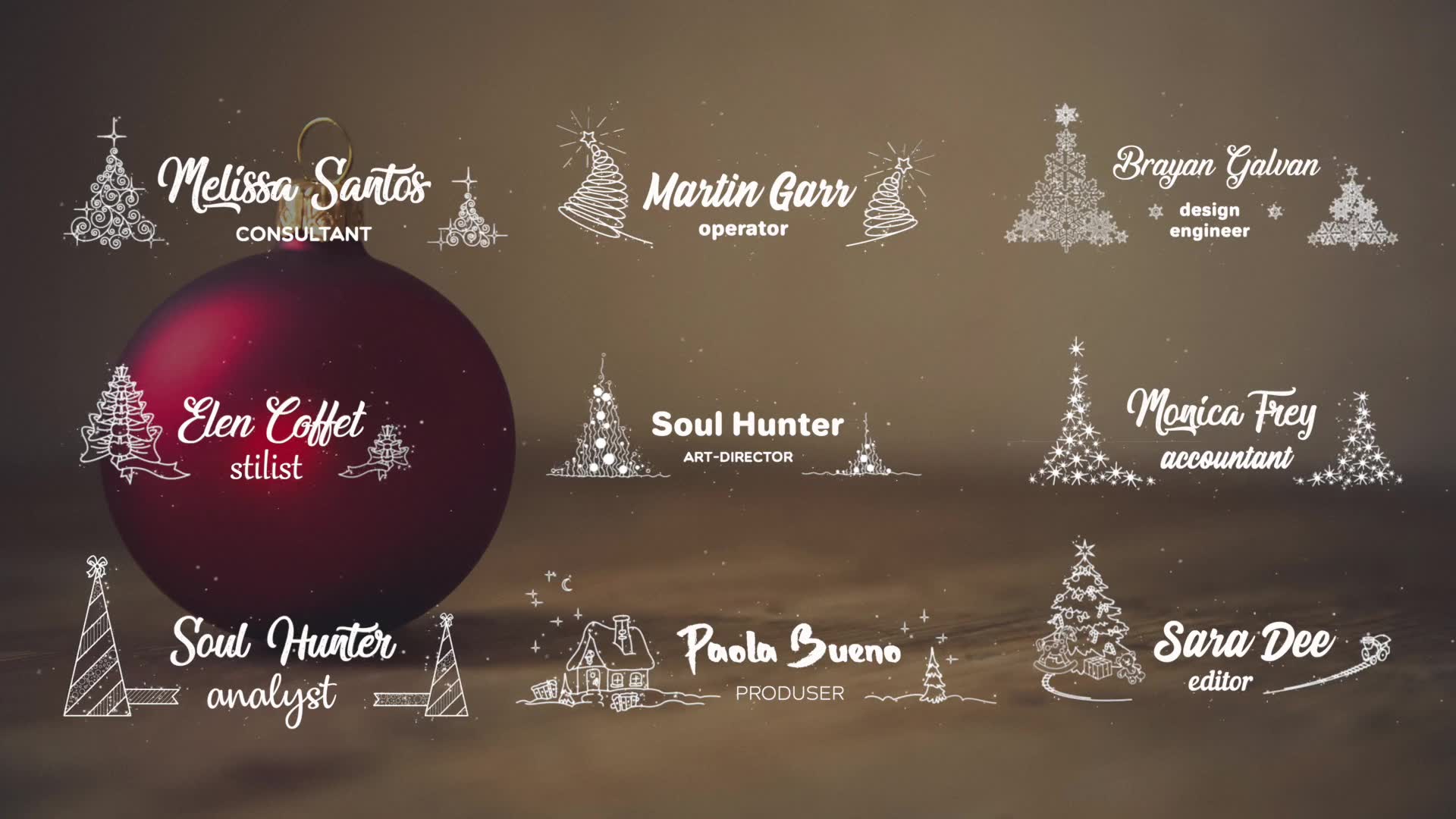 Christmas Lower Thirds Videohive 29699163 Apple Motion Image 2