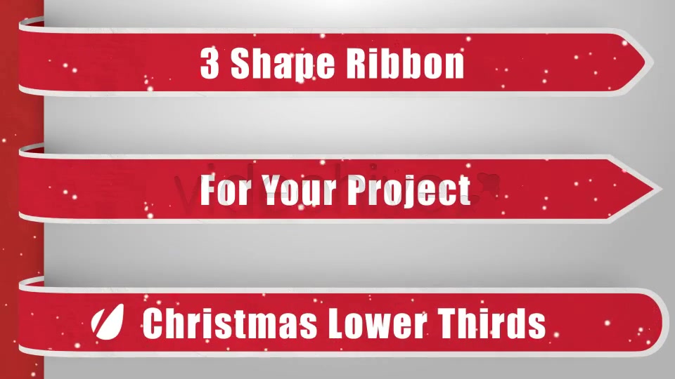 Christmas Lower Thirds - Download Videohive 3488682