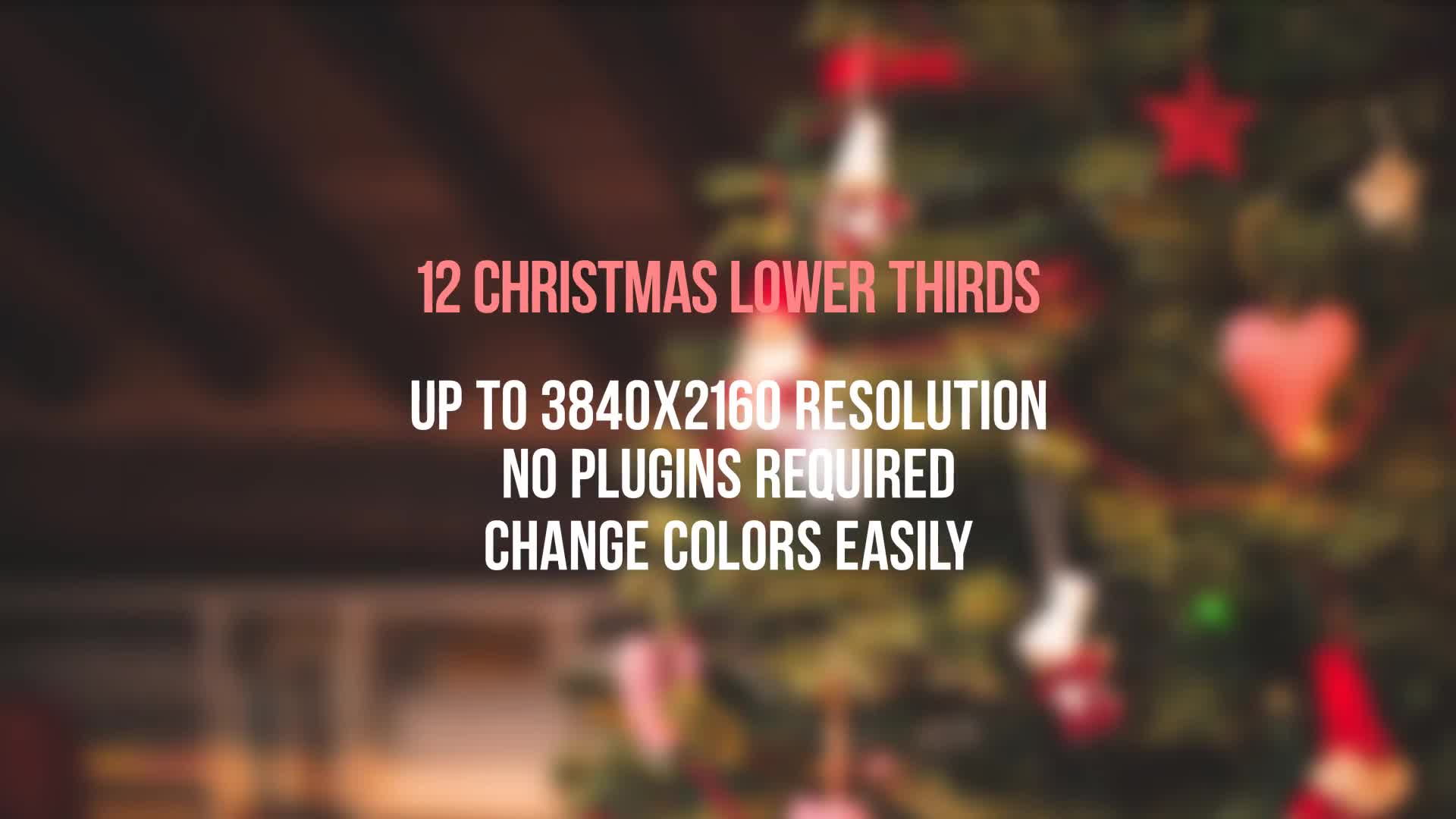 Christmas Lower Thirds Videohive 14061269 After Effects Image 1