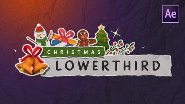 Christmas Lowerthird - Videohive 40472386 Download
