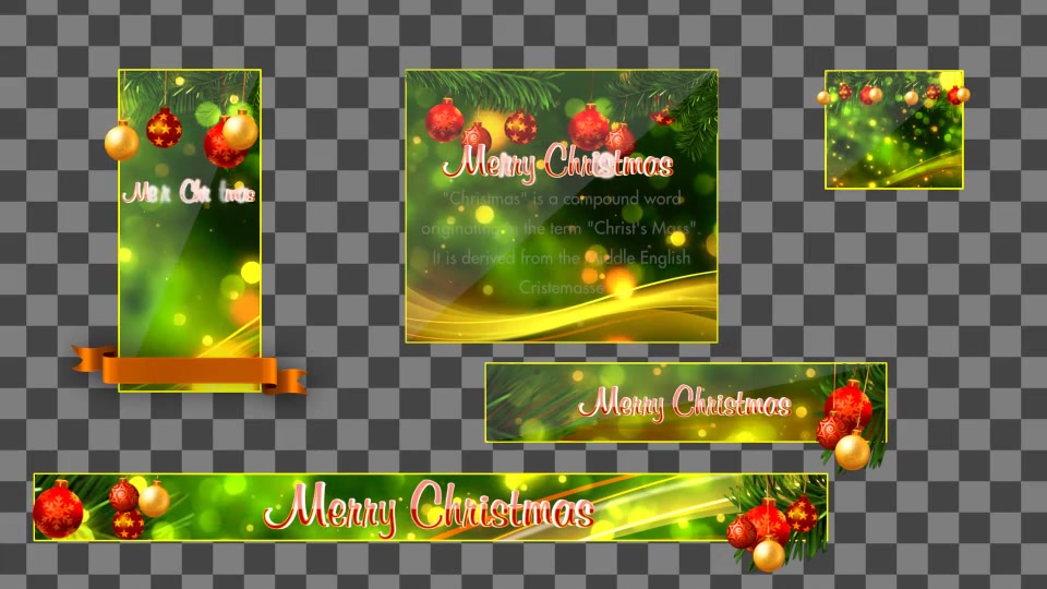 Christmas Lowerthirds and Banners Apple Motion - Download Videohive 18870326