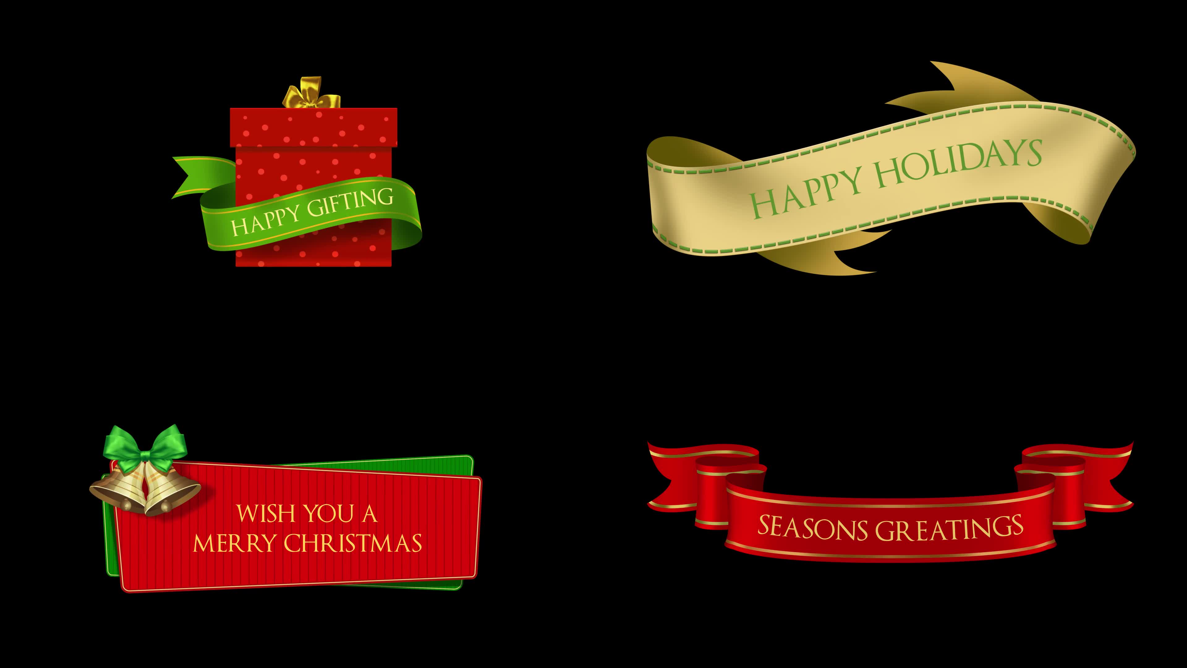 Christmas Lowerthirds and Banners Premiere Pro Videohive 25319265 Premiere Pro Image 8