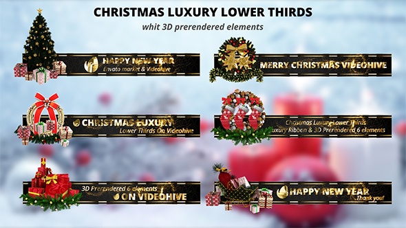 Christmas Luxury Lower Thirds - Download Videohive 18997465