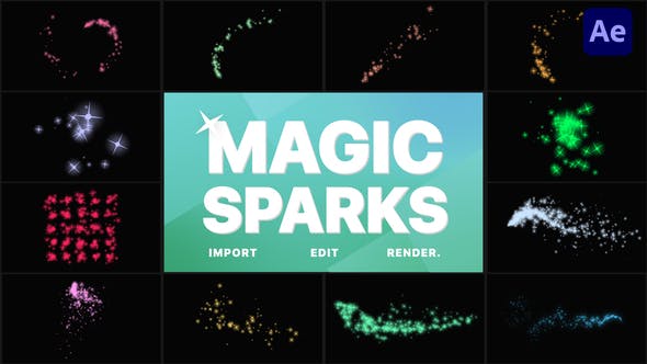 Christmas Magic Sparks | After Effects - Download 42360535 Videohive