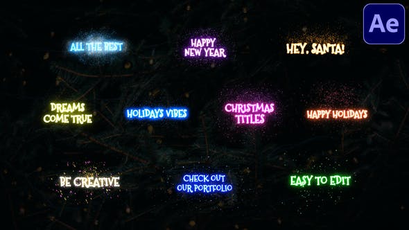 Christmas Magic Titles | After Effects - Download Videohive 29724252