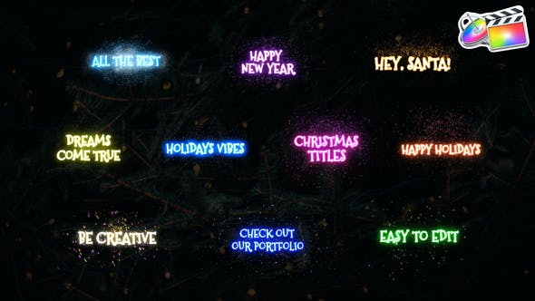 Christmas Magic Titles | FCPX - 29855212 Videohive Download