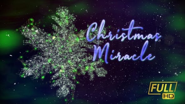 Christmas Miracle Titles - Download 24993089 Videohive