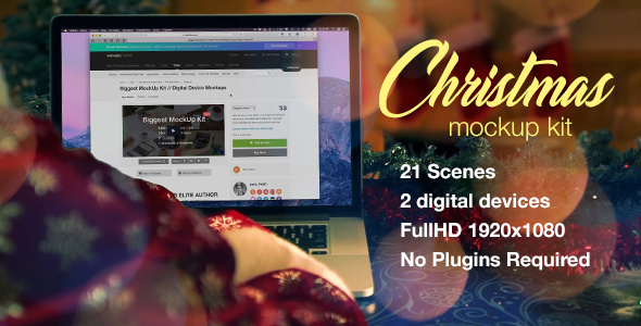Christmas Mockup Kit - Download Videohive 21116723