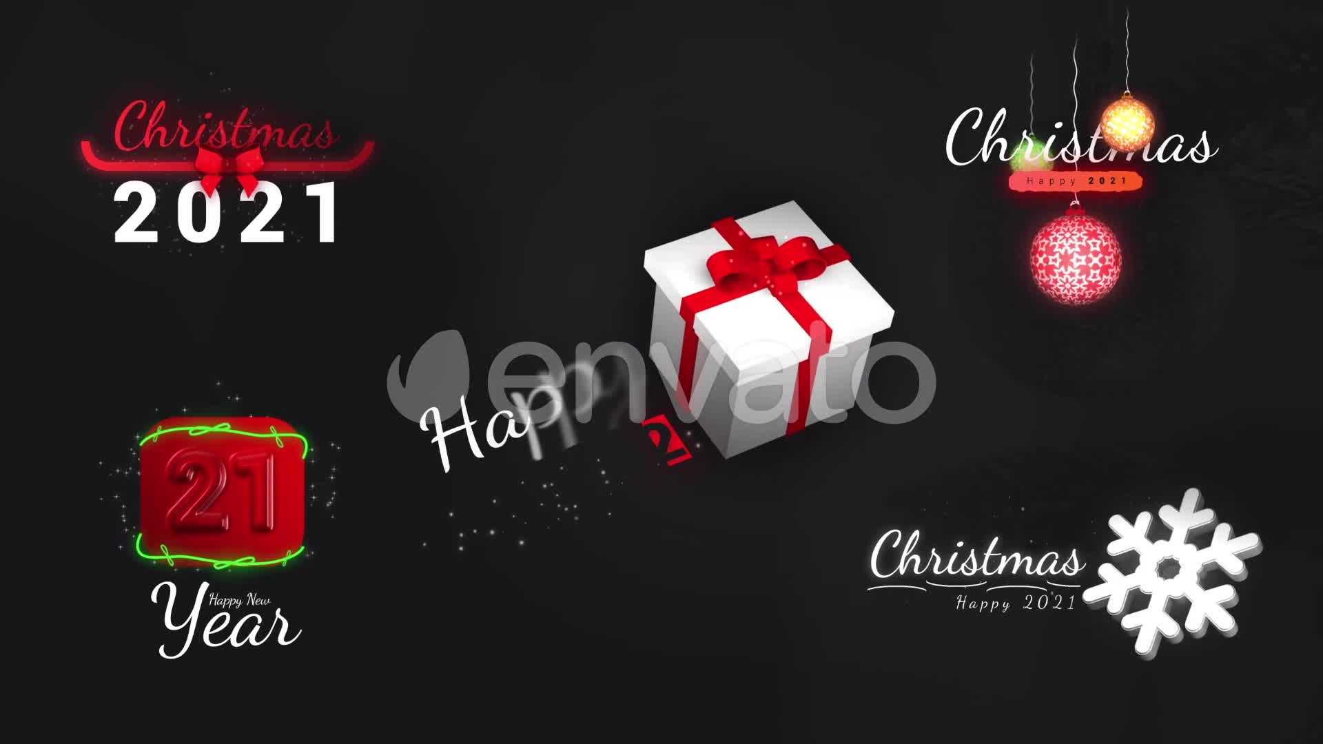 Christmas Motion Titles Videohive 29660176 After Effects Image 1