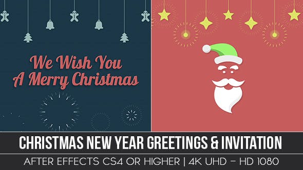 Christmas New Year Greeting & Invitation - Download Videohive 20978880