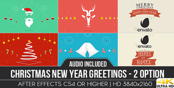Christmas New Year Greetings - Download Videohive 13605115