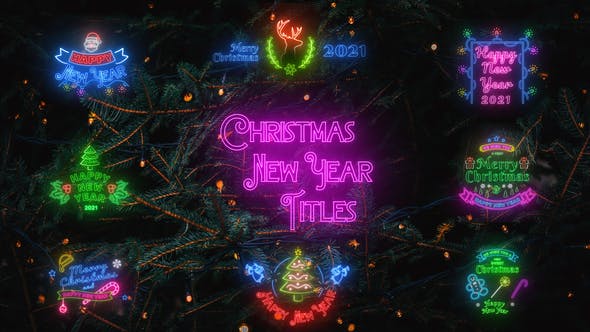 Christmas & New Year Titles - Videohive 29677771 Download
