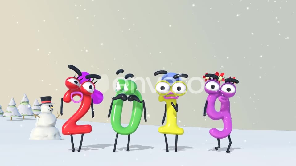 Christmas Numbers v3 & Phone Version Videohive 23005804 After Effects Image 2