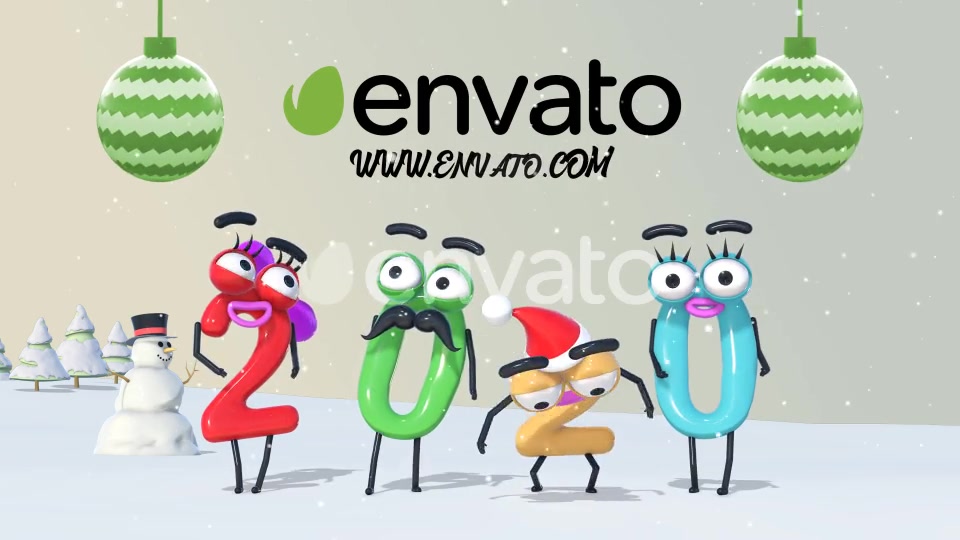 Christmas Numbers v3 & Phone Version Videohive 23005804 After Effects Image 4