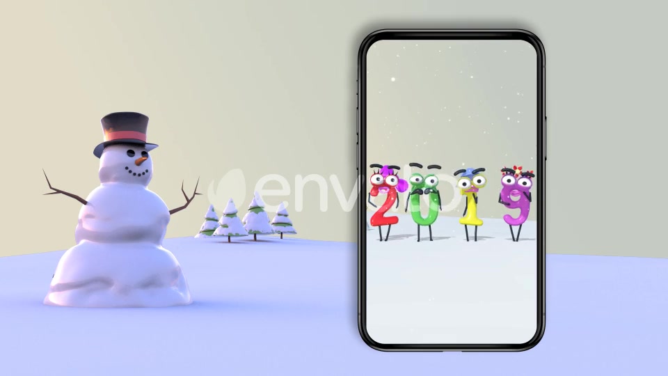 Christmas Numbers v3 & Phone Version Videohive 23005804 After Effects Image 6