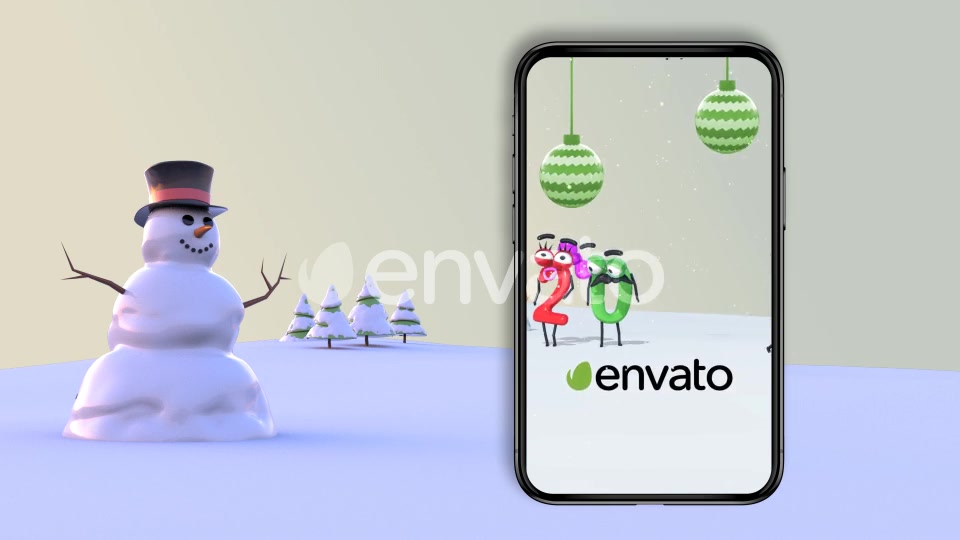 Christmas Numbers v3 & Phone Version Videohive 23005804 After Effects Image 8